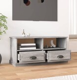 VidaXL Tv-meubel 93x35,5x45 cm bewerkt hout grijs sonoma eikenkleurig