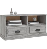 VidaXL Tv-meubel 93x35,5x45 cm bewerkt hout grijs sonoma eikenkleurig