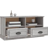 VidaXL Tv-meubel 93x35,5x45 cm bewerkt hout grijs sonoma eikenkleurig