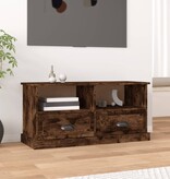 VidaXL Tv-meubel 93x35,5x45 cm bewerkt hout gerookt eikenkleurig