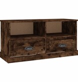 VidaXL Tv-meubel 93x35,5x45 cm bewerkt hout gerookt eikenkleurig