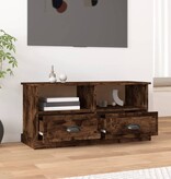 VidaXL Tv-meubel 93x35,5x45 cm bewerkt hout gerookt eikenkleurig