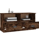 VidaXL Tv-meubel 93x35,5x45 cm bewerkt hout gerookt eikenkleurig