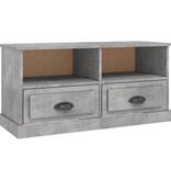 VidaXL Tv-meubel 93x35,5x45 cm bewerkt hout betongrijs