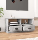 VidaXL Tv-meubel 93x35,5x45 cm bewerkt hout betongrijs