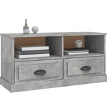 VidaXL Tv-meubel 93x35,5x45 cm bewerkt hout betongrijs