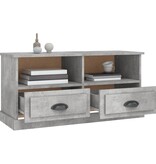 VidaXL Tv-meubel 93x35,5x45 cm bewerkt hout betongrijs