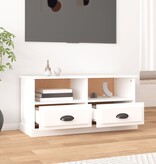 vidaXL Tv-meubel 93x35,5x45 cm bewerkt hout wit
