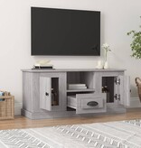 VidaXL Tv-meubel 100x35,5x45 cm bewerkt hout grijs sonoma eikenkleurig