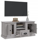 VidaXL Tv-meubel 100x35,5x45 cm bewerkt hout grijs sonoma eikenkleurig