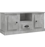 VidaXL Tv-meubel 100x35,5x45 cm bewerkt hout betongrijs