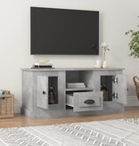VidaXL Tv-meubel 100x35,5x45 cm bewerkt hout betongrijs