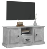 VidaXL Tv-meubel 100x35,5x45 cm bewerkt hout betongrijs