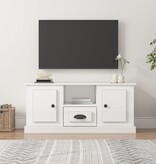 vidaXL Tv-meubel 100x35,5x45 cm bewerkt hout hoogglans wit