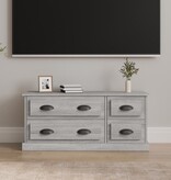 VidaXL Tv-meubel 100x35,5x45 cm bewerkt hout grijs sonoma eikenkleurig