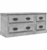 VidaXL Tv-meubel 100x35,5x45 cm bewerkt hout betongrijs