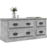 VidaXL Tv-meubel 100x35,5x45 cm bewerkt hout betongrijs