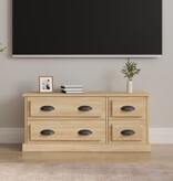 VidaXL Tv-meubel 100x35,5x45 cm bewerkt hout sonoma eikenkleurig