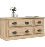 VidaXL Tv-meubel 100x35,5x45 cm bewerkt hout sonoma eikenkleurig