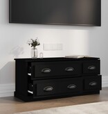 VidaXL Tv-meubel 100x35,5x45 cm bewerkt hout zwart