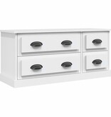 VidaXL Tv-meubel 100x35,5x45 cm bewerkt hout wit