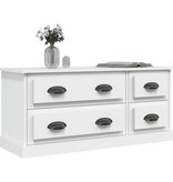 VidaXL Tv-meubel 100x35,5x45 cm bewerkt hout wit