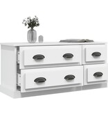 VidaXL Tv-meubel 100x35,5x45 cm bewerkt hout wit