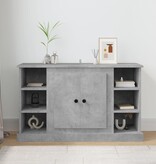 VidaXL Dressoir 100x35,5x60 cm bewerkt hout betongrijs