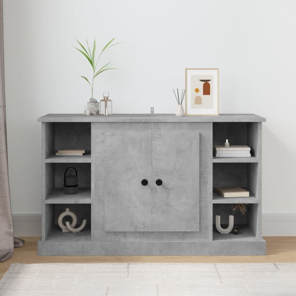 VidaXL Dressoir 100x35,5x60 cm bewerkt hout betongrijs