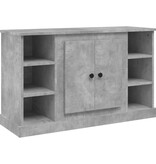 VidaXL Dressoir 100x35,5x60 cm bewerkt hout betongrijs
