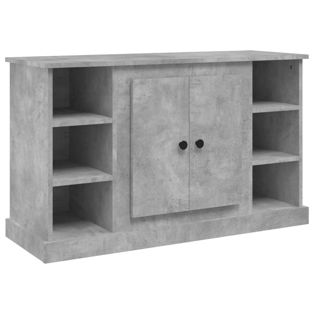 VidaXL Dressoir 100x35,5x60 cm bewerkt hout betongrijs