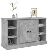 VidaXL Dressoir 100x35,5x60 cm bewerkt hout betongrijs