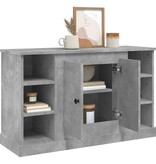 VidaXL Dressoir 100x35,5x60 cm bewerkt hout betongrijs
