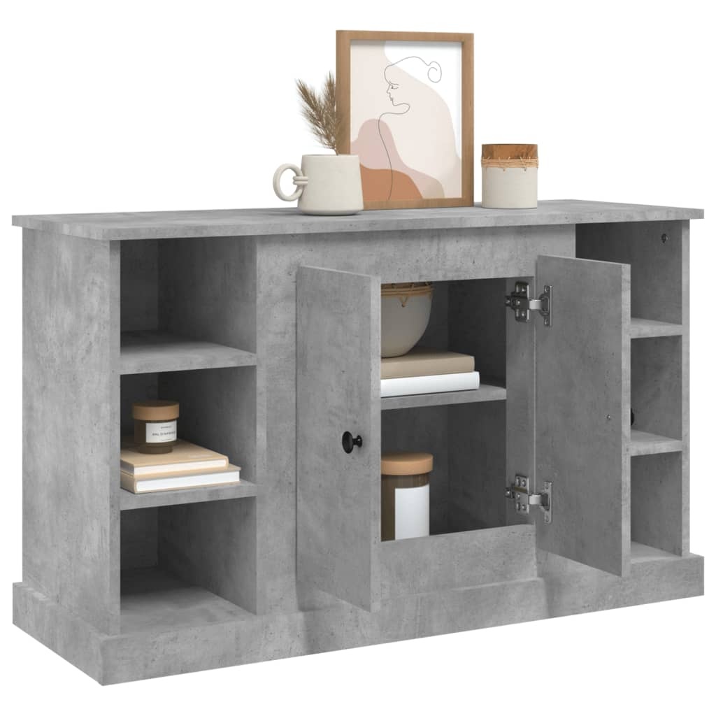 VidaXL Dressoir 100x35,5x60 cm bewerkt hout betongrijs