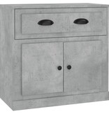 VidaXL Dressoir 70x35,5x67,5 cm bewerkt hout betongrijs