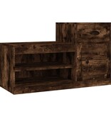 VidaXL Schoenenkast 100x42x60 cm bewerkt hout gerookt eikenkleurig