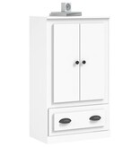 VidaXL Hoge kast 60x35,5x103,5 cm bewerkt hout wit