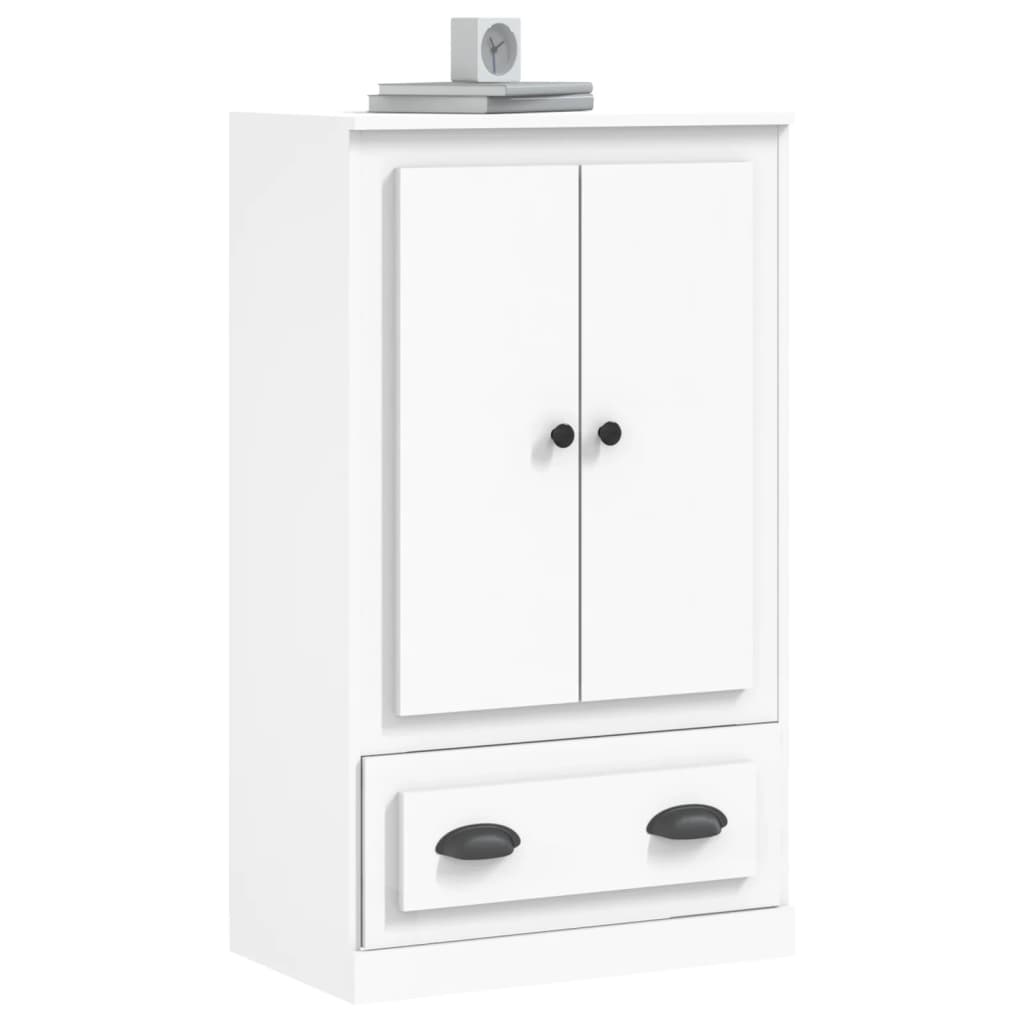 VidaXL Hoge kast 60x35,5x103,5 cm bewerkt hout wit