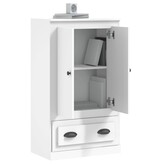 VidaXL Hoge kast 60x35,5x103,5 cm bewerkt hout wit