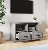 VidaXL Tv-meubel 80x35x50 cm bewerkt hout grijs sonoma eikenkleurig