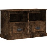 VidaXL Tv-meubel 80x35x50 cm bewerkt hout gerookt eikenkleurig