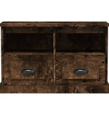 VidaXL Tv-meubel 80x35x50 cm bewerkt hout gerookt eikenkleurig