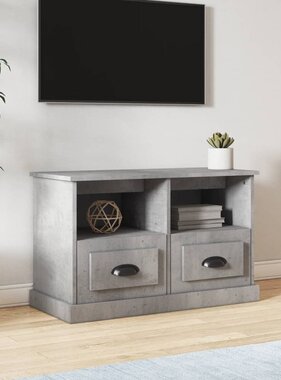VidaXL Tv-meubel 80x35x50 cm bewerkt hout betongrijs