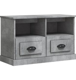 VidaXL Tv-meubel 80x35x50 cm bewerkt hout betongrijs