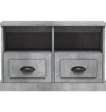 VidaXL Tv-meubel 80x35x50 cm bewerkt hout betongrijs