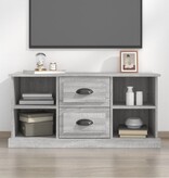 VidaXL Tv-meubel 99,5x35,5x48 cm bewerkt hout grijs sonoma eikenkleur