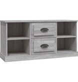 VidaXL Tv-meubel 99,5x35,5x48 cm bewerkt hout grijs sonoma eikenkleur