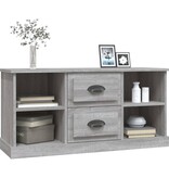 VidaXL Tv-meubel 99,5x35,5x48 cm bewerkt hout grijs sonoma eikenkleur
