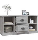 VidaXL Tv-meubel 99,5x35,5x48 cm bewerkt hout grijs sonoma eikenkleur