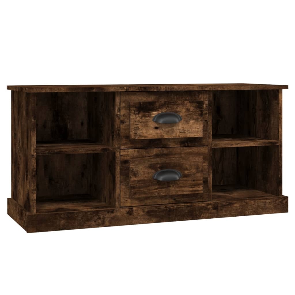 VidaXL Tv-meubel 99,5x35,5x48 cm bewerkt hout gerookt eikenkleurig